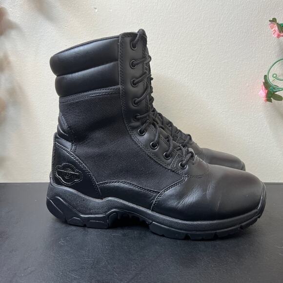 Interceptor Force Tactical Boots Men’s 9 Black Leather Duty Combat Outdoor ? main image 11